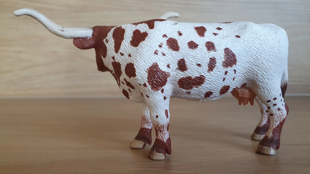 kráva longhornská 13685, model 2010