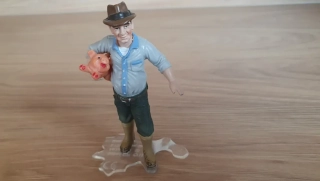 Farmář s prasetem