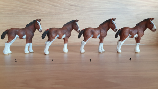Clydesdale hříbě 13810, model 2015