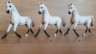 Bílá arabská klisna 13761, model 2013