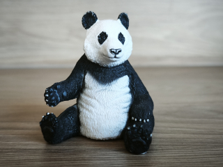 panda sedící 14773, model 2016